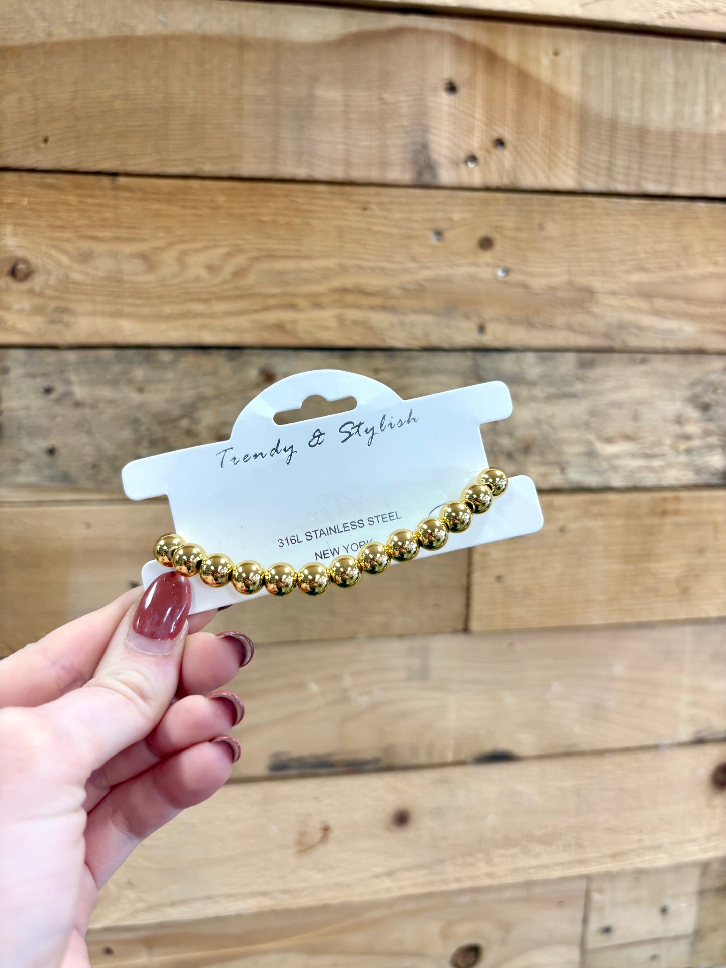 Stainless Steel Gold Bracelet