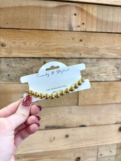 Stainless Steel Gold Bracelet