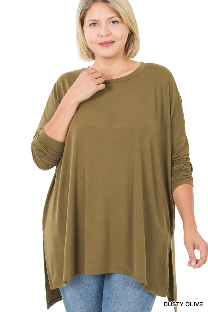 Plus* Hi-Low Hem Top