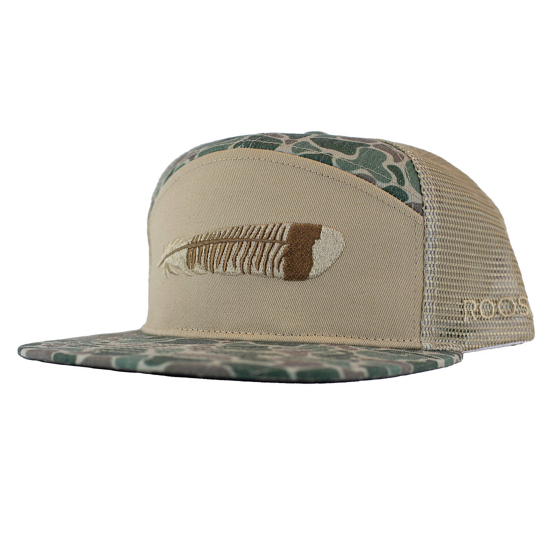 Camo Feather Hat