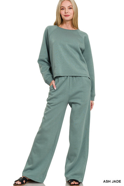 Fleece Pullover & Sweatpant Set