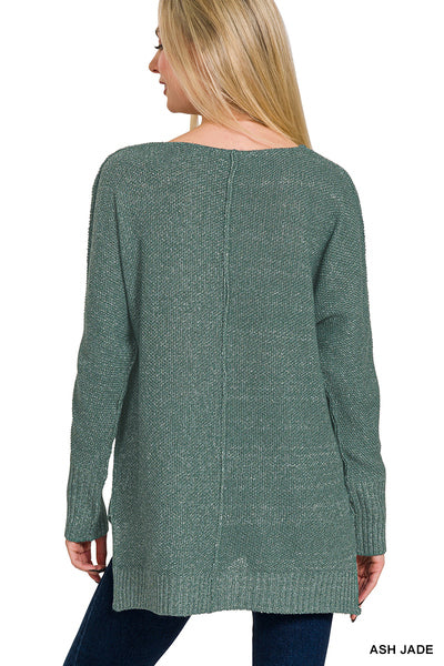 Jade Hi-Low Sweater