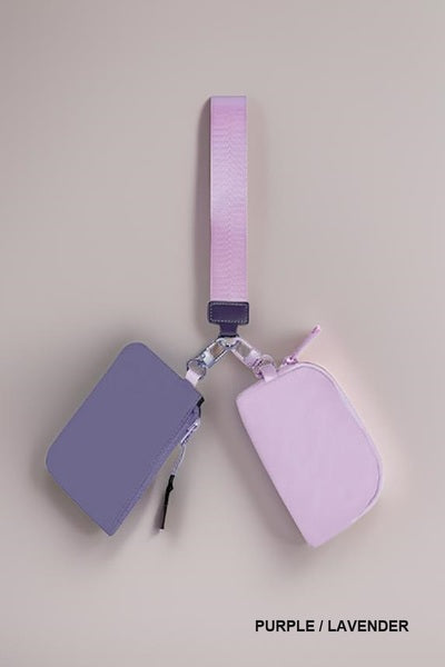 Dual Pouch Wristlet