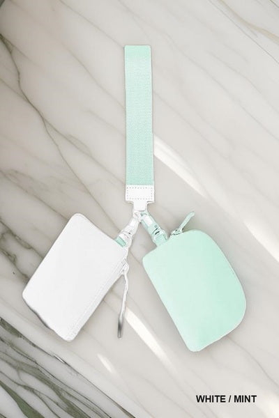 Dual Pouch Wristlet