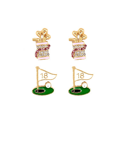 18th Hole Earring Set