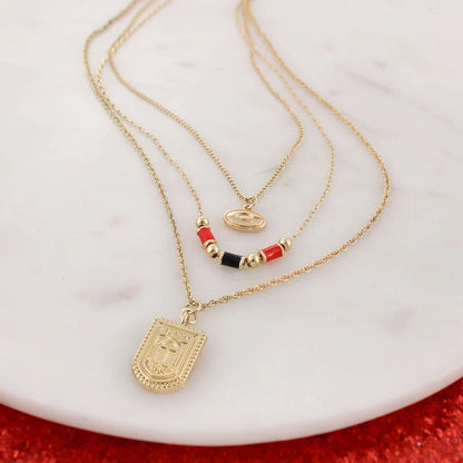 Georgia Gold Trio Necklace Set