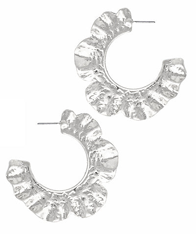 Wavy Metal Hoops