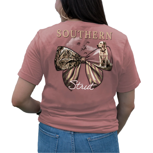 Southern Strut Camo Bow Tee