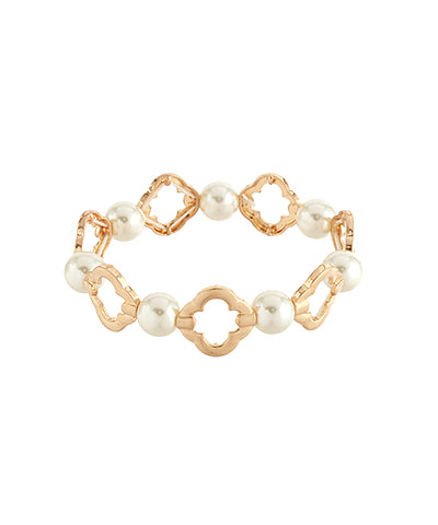 Clover Pearl Bracelet