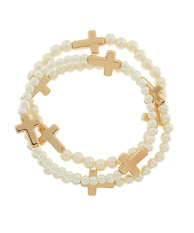 Cyndi Cross Bracelet