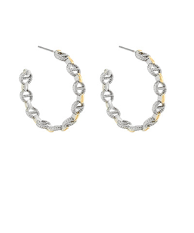 Tily Twotone Hoops