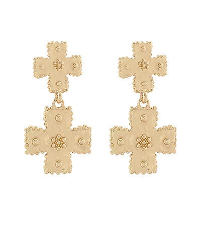 Cecilia Cross Earrings