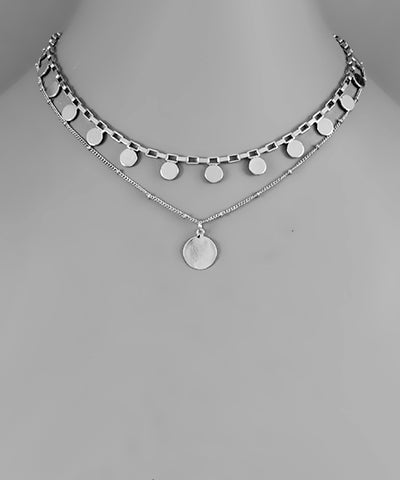 Dalia Disc Necklace