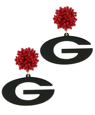 Georgia Dawgs Earrings