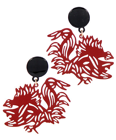 Gamecock Earrings