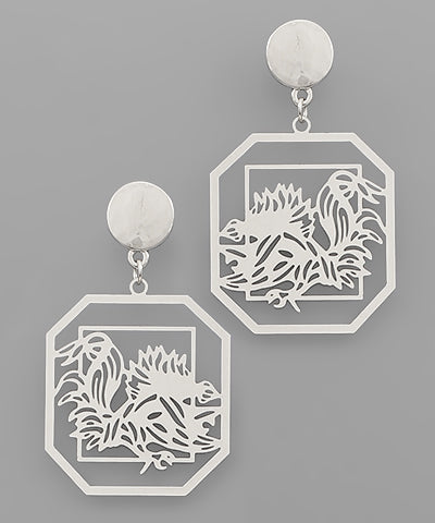 Carolina Game Earrings