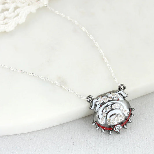 Georgia Bulldog Necklace