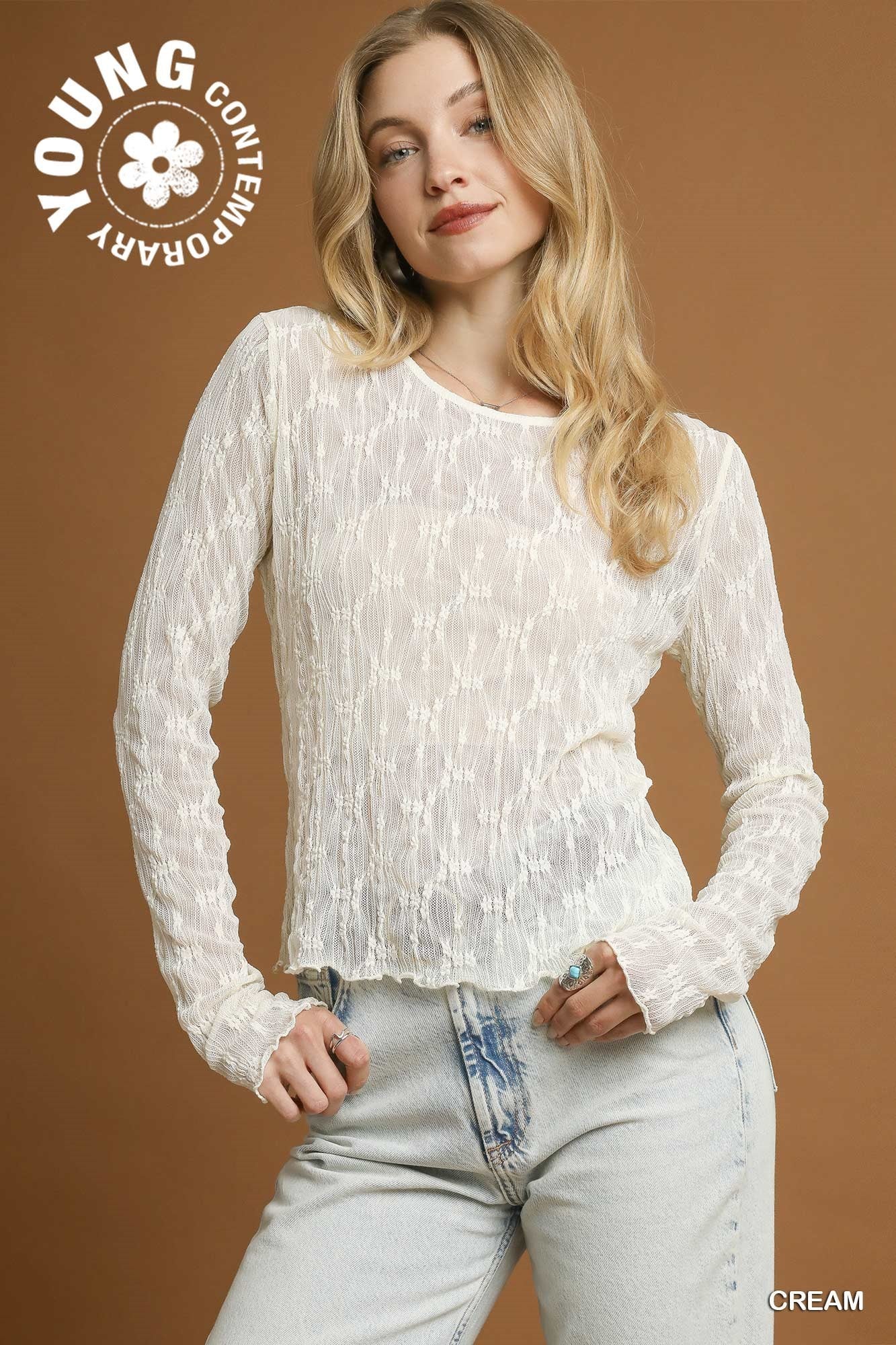 Clove Cream Top