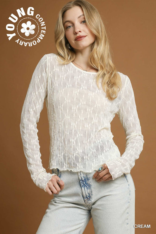 Clove Cream Top