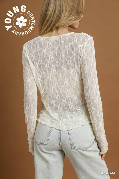 Clove Cream Top