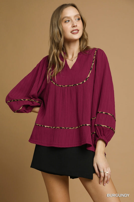 Sophia Textured Blouse