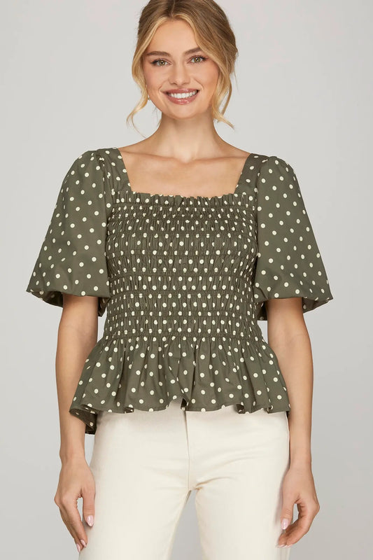 Paige Peplum Top