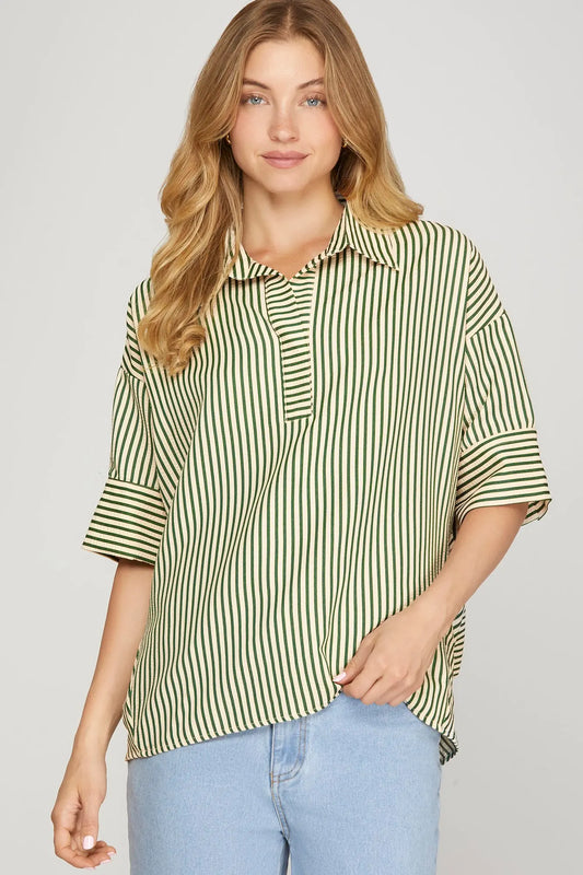 Sutton Striped Top