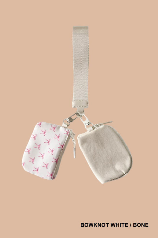 Dual Pouch Wristlet