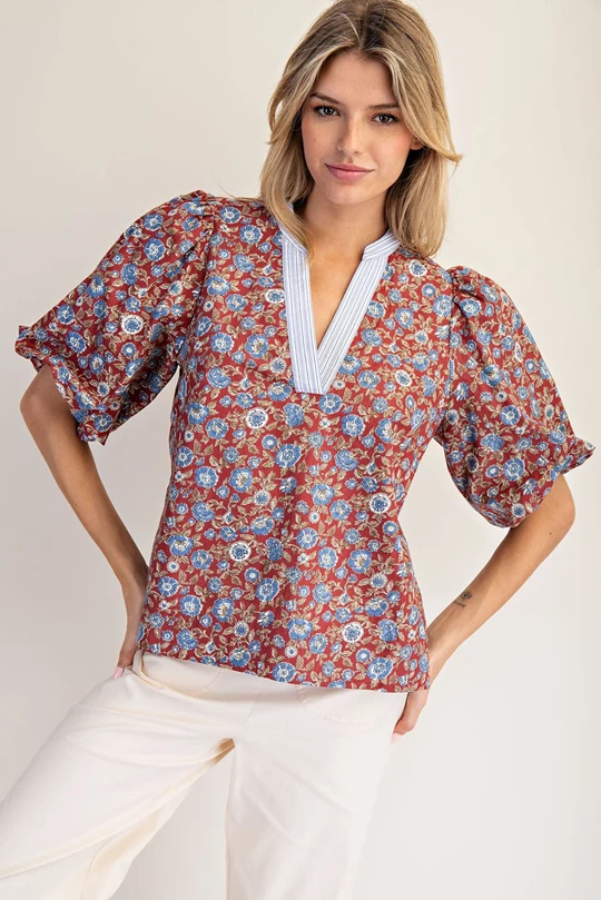 Vera Floral Blouse