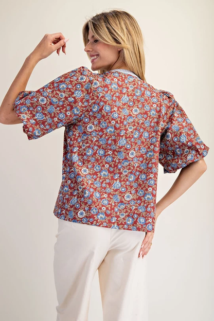 Vera Floral Blouse