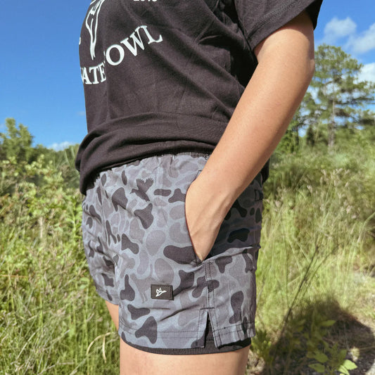 CW Black Camo Shorts