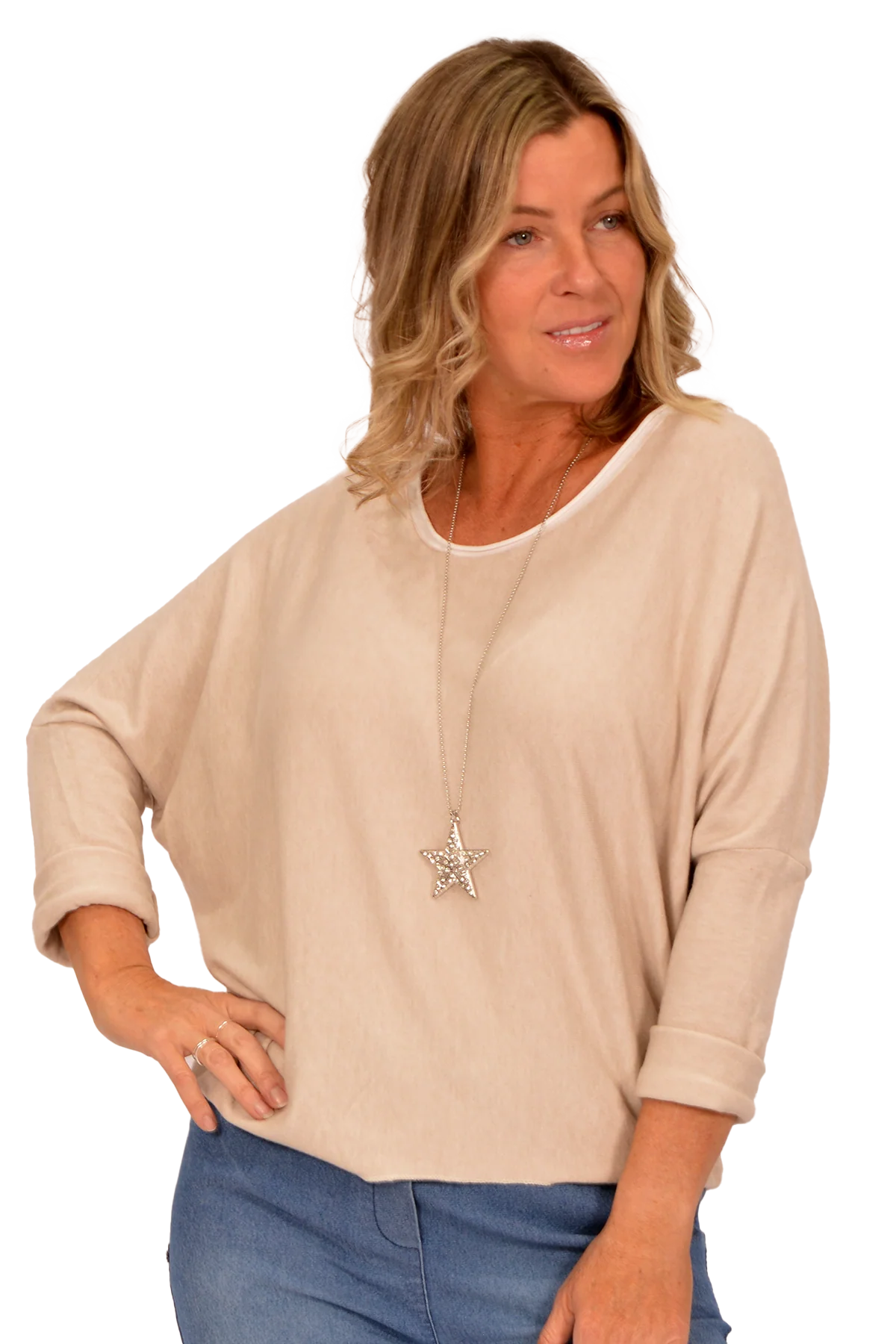 Gwen Beige Top