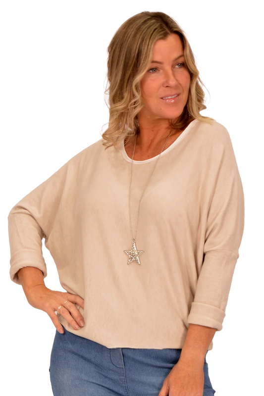 Gwen Beige Top