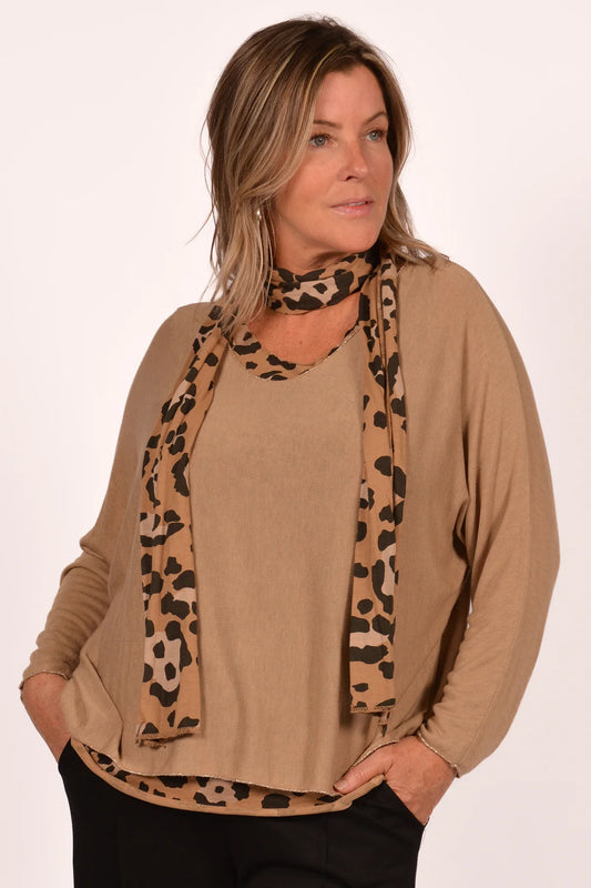 Louise Leopard Top