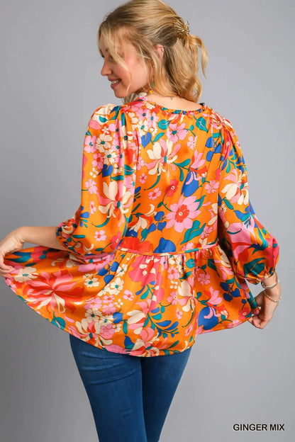 Farrah Floral Top