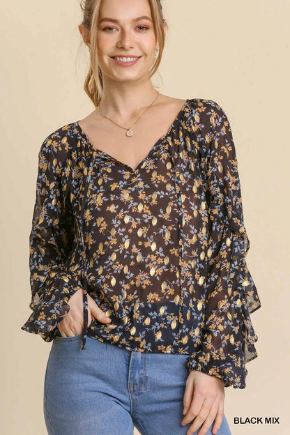 Sherry Sheer Top