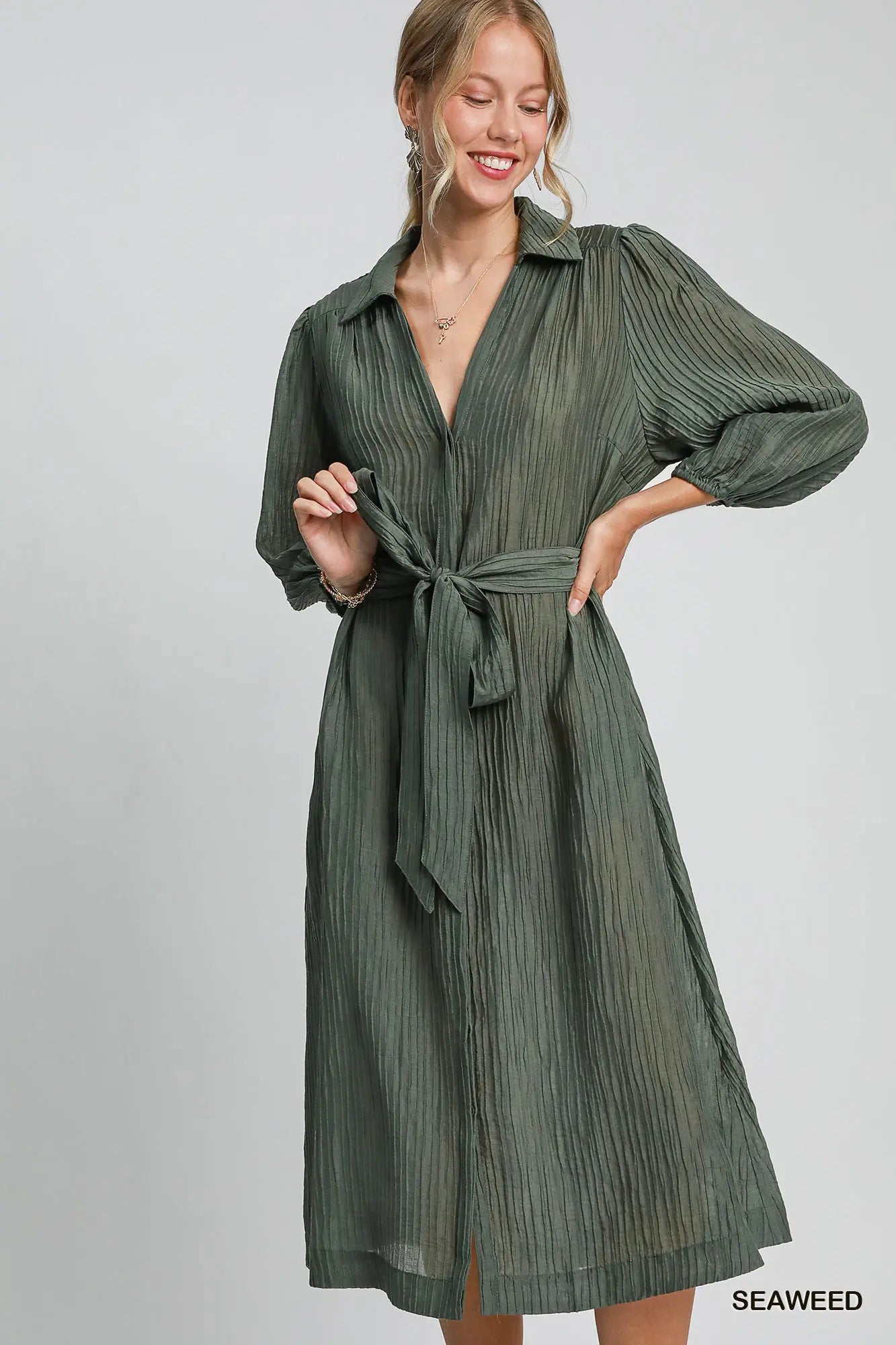 Sierra Seaweed Dress