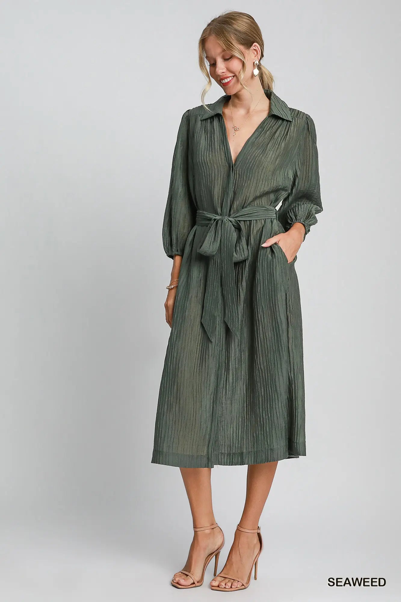 Sierra Seaweed Dress