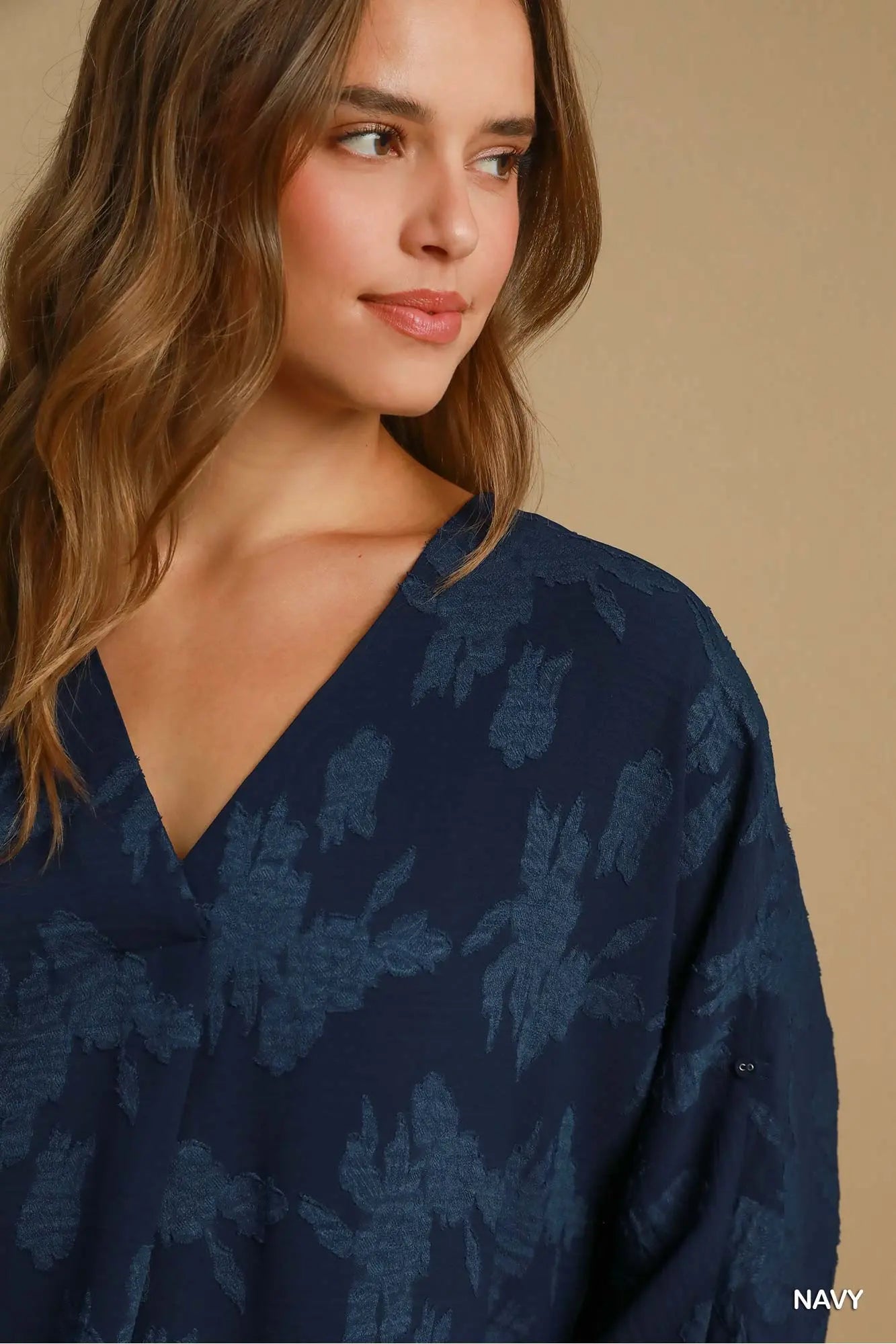 Natalie Navy Floral Top