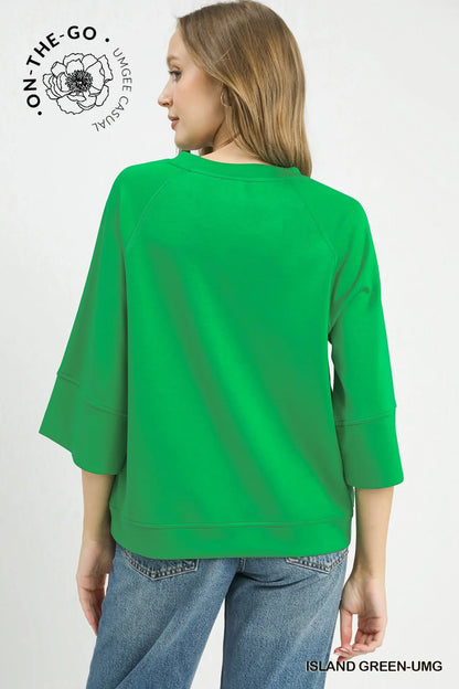 Diana Drop Shoulder Top