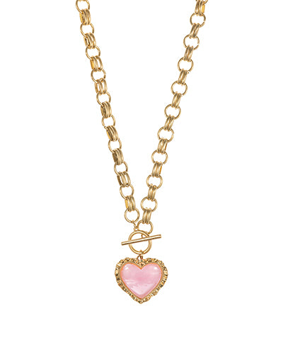 Vintage Framed Heart Necklace