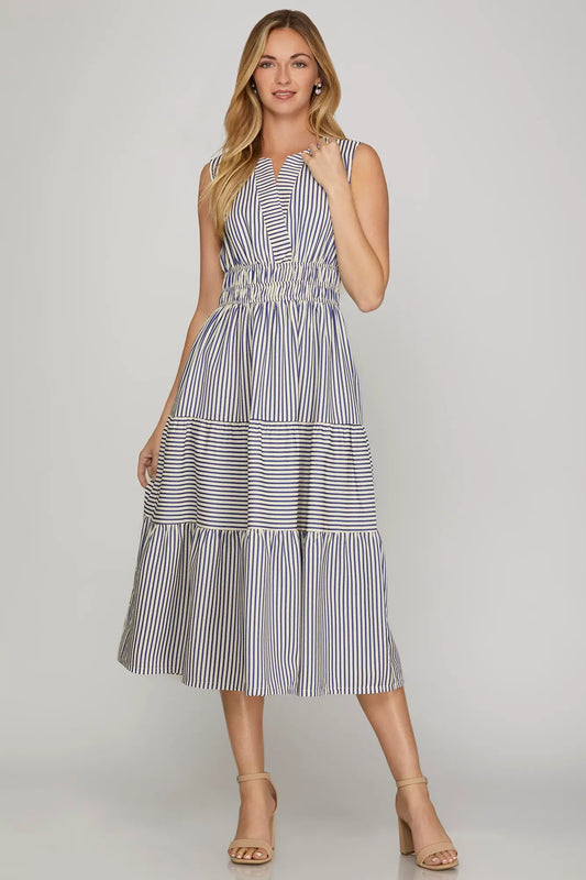 Blue Harbor Striped Dress