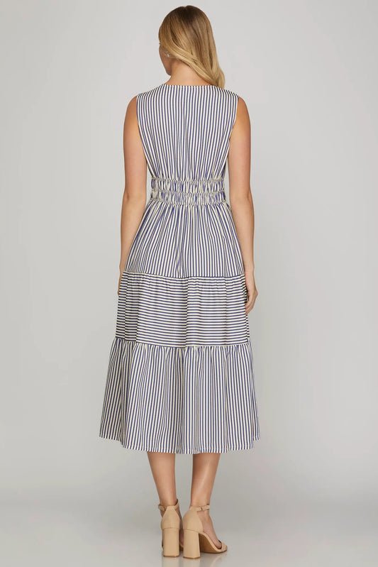 Blue Harbor Striped Dress