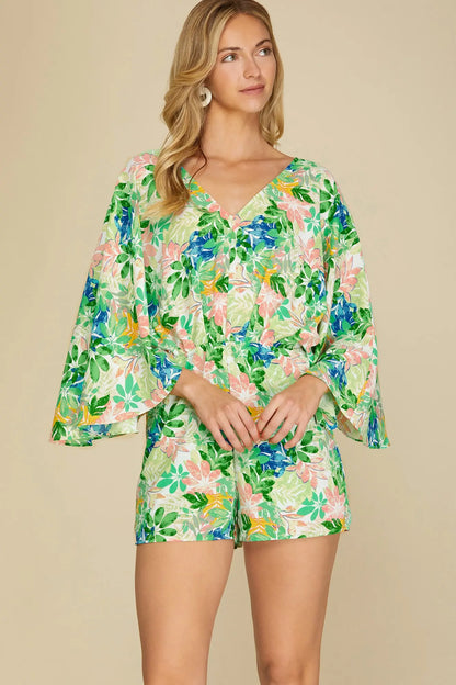 Talk Tropic To Me Romper