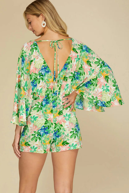 Talk Tropic To Me Romper
