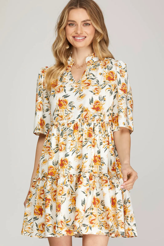 Sunflower Fields Forever Dress