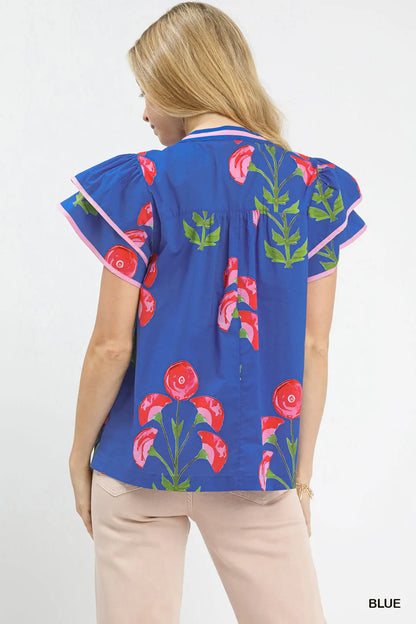 Pocket Full of Posies Top