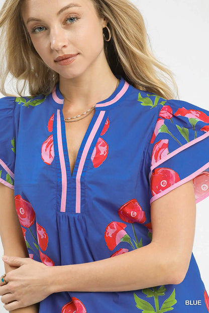 Pocket Full of Posies Top