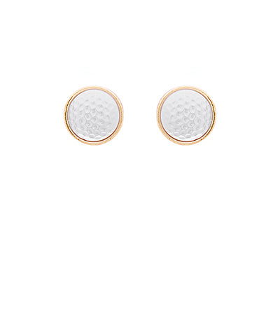 Golfball Stud Earrings