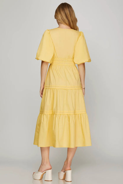 Pretty in Pastels Midi Dress